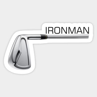Ironman Golf Sticker